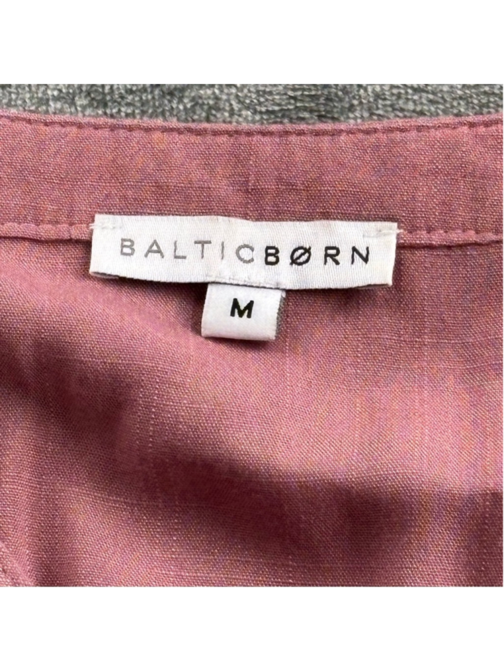 Baltic Born Dress Women's M Maxi Cottagecore Ruffle Romantic Smocked Pink Boho - Picture 6 of 15